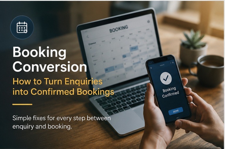 Booking Conversion: How to Turn Enquiries into Confirmed Bookings